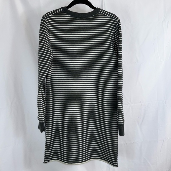 Abercrombie & Fitch Dress Sweater Sweatshirt Terry Cloth Striped Long Sleeve - Picture 8 of 13